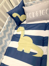 Cargar imagen en el visor de la galería, Juego de cuna con protector de baradal plano