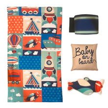 Cargar imagen en el visor de la galería, Juego de cuna con protector de baradal plano