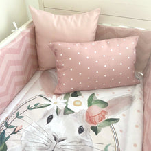 Cargar imagen en el visor de la galería, Juego de cuna con protector de baradal plano