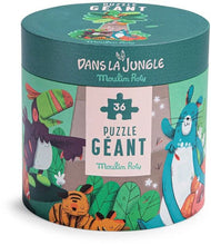 Cargar imagen en el visor de la galería, Rompecabezas Gigante "Le Palmier" de la Colección "Dans la Jungle"