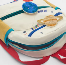 Cargar imagen en el visor de la galería, Mochila Infantil de Lona con Bordado de Planetas
