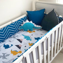 Cargar imagen en el visor de la galería, Juego de cuna con protector de baradal plano