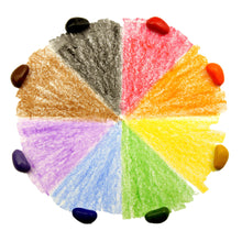 Cargar imagen en el visor de la galería, 8 colores crayon rocks, morado, azul verde, amarillo, rojo, negro, cafe, naranja
