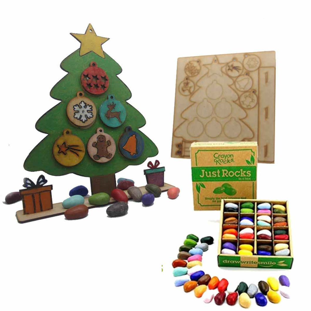 Árbol de navidad + Caja de 32x64